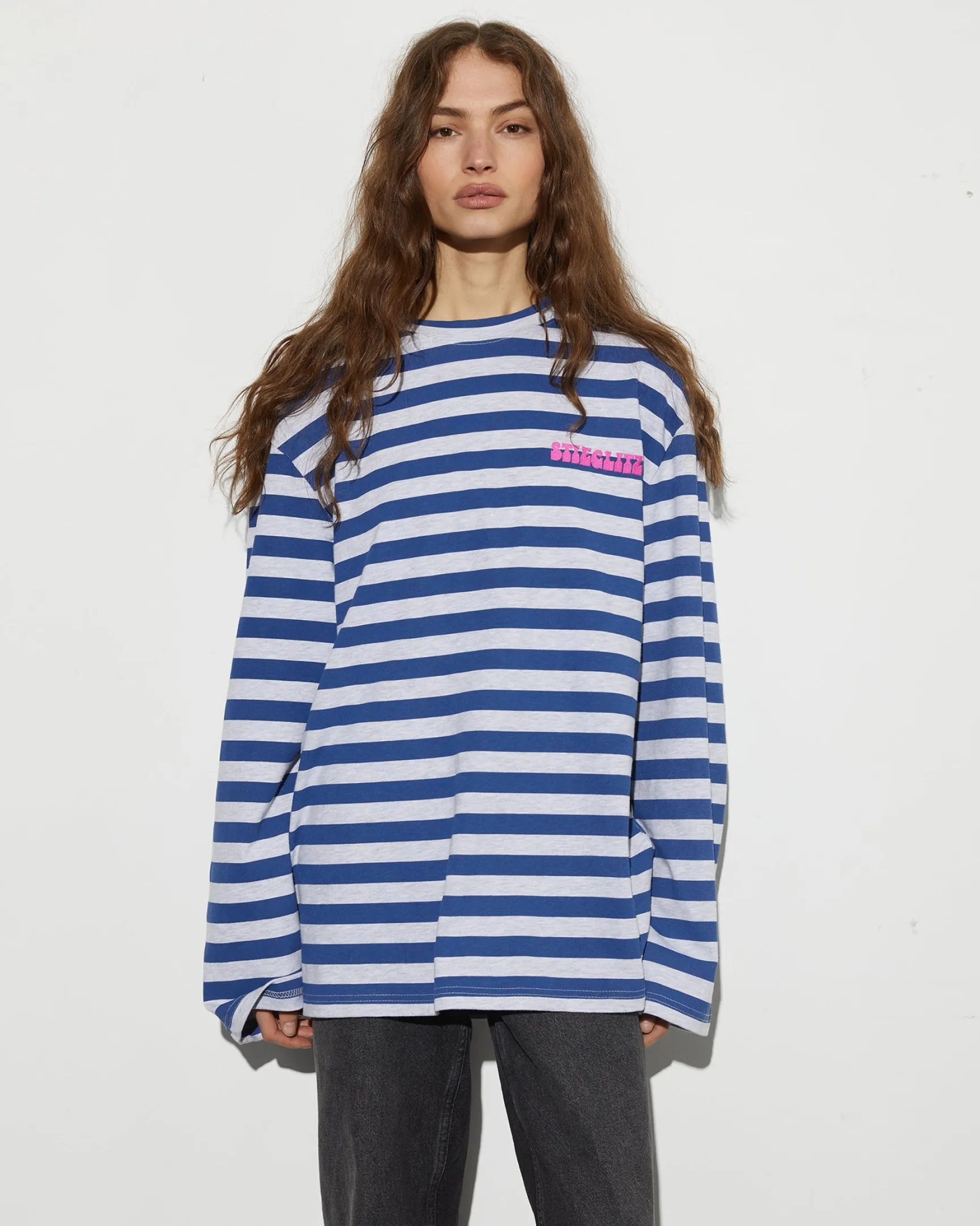 Ada Wide Skate Longsleeve | Melange Grey