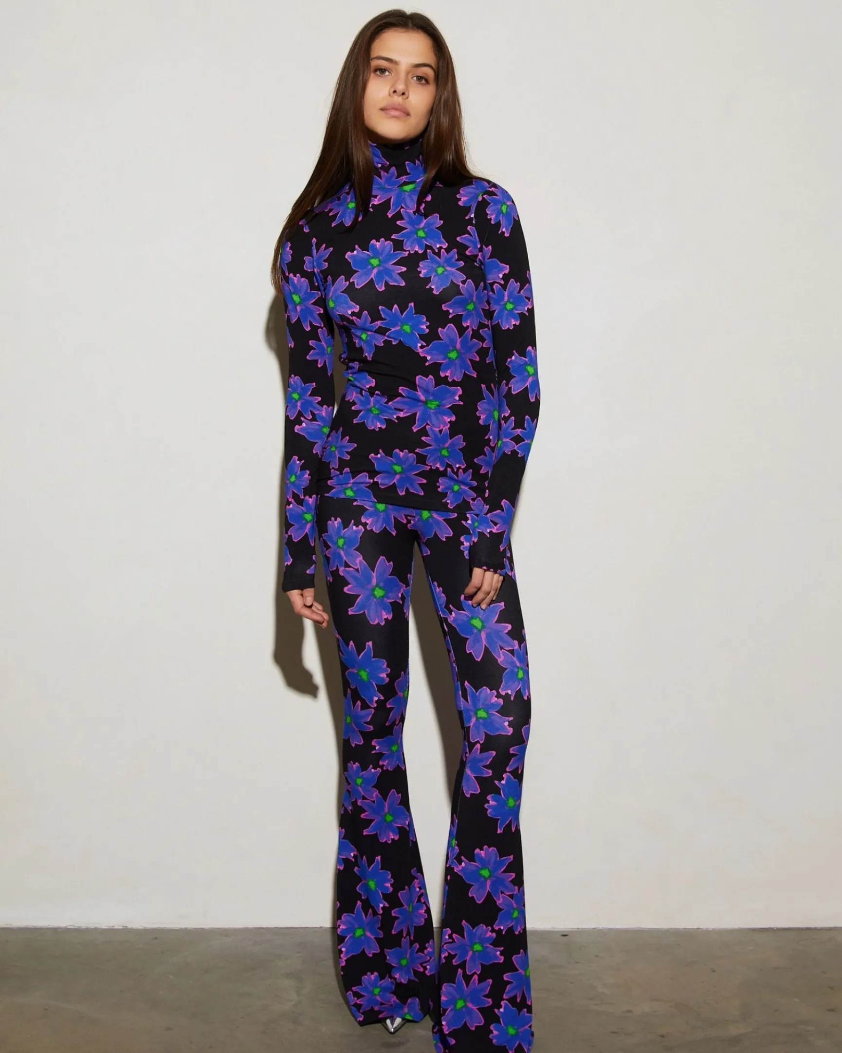 Alicia Flared Broek | Blue