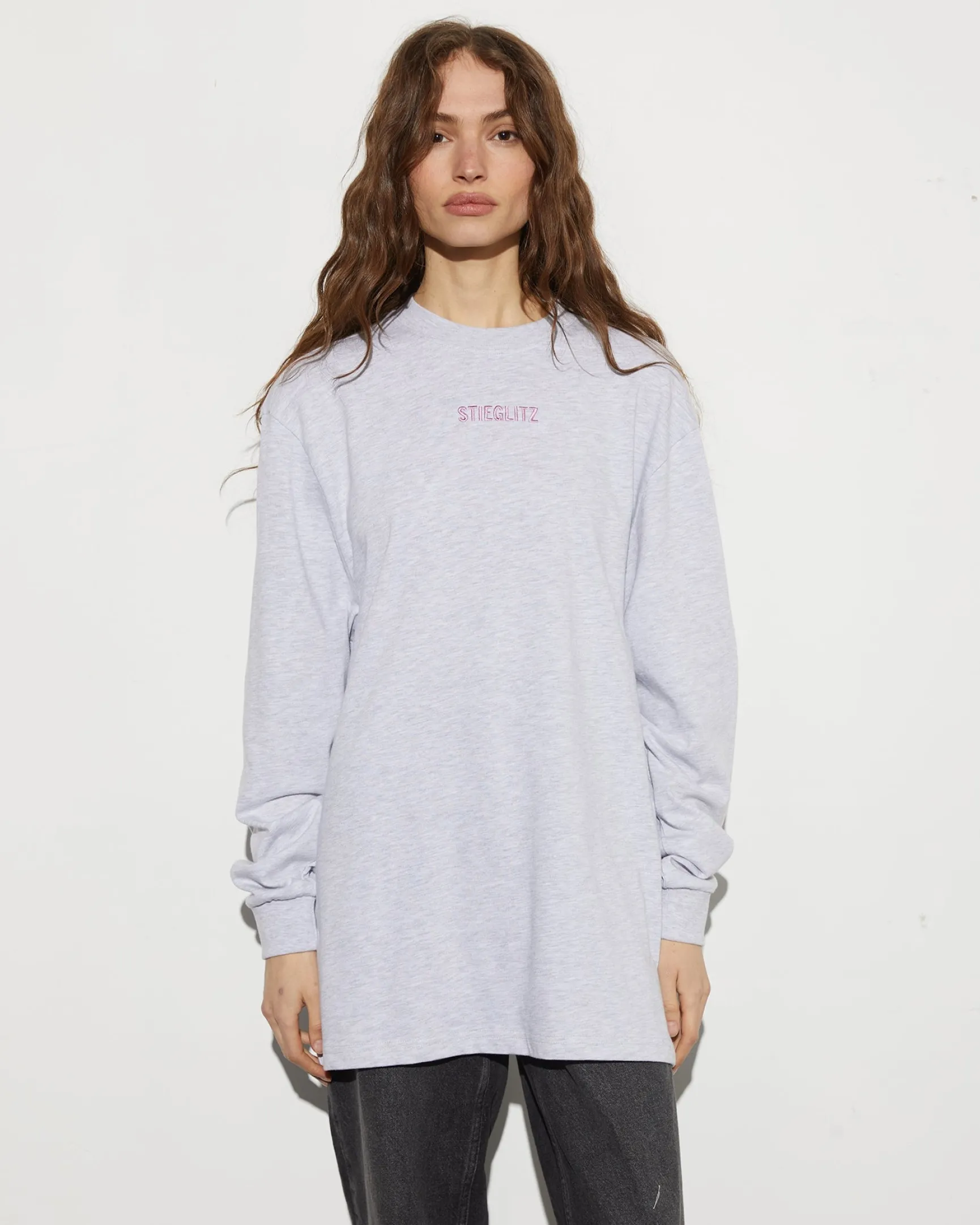 Basic Stieg Skate Longsleeve | Melange Grey