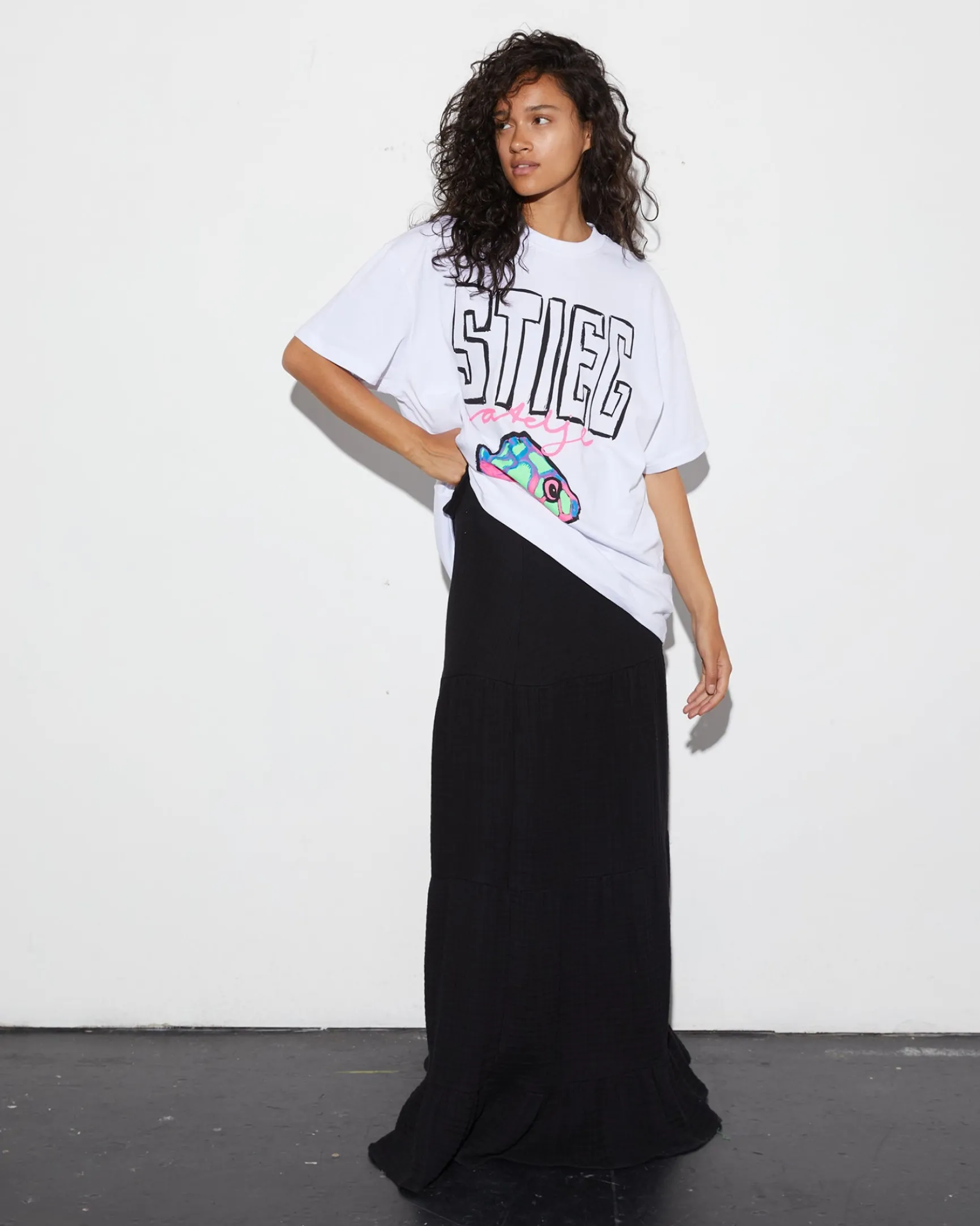 Elena Oversized T-shirt | White