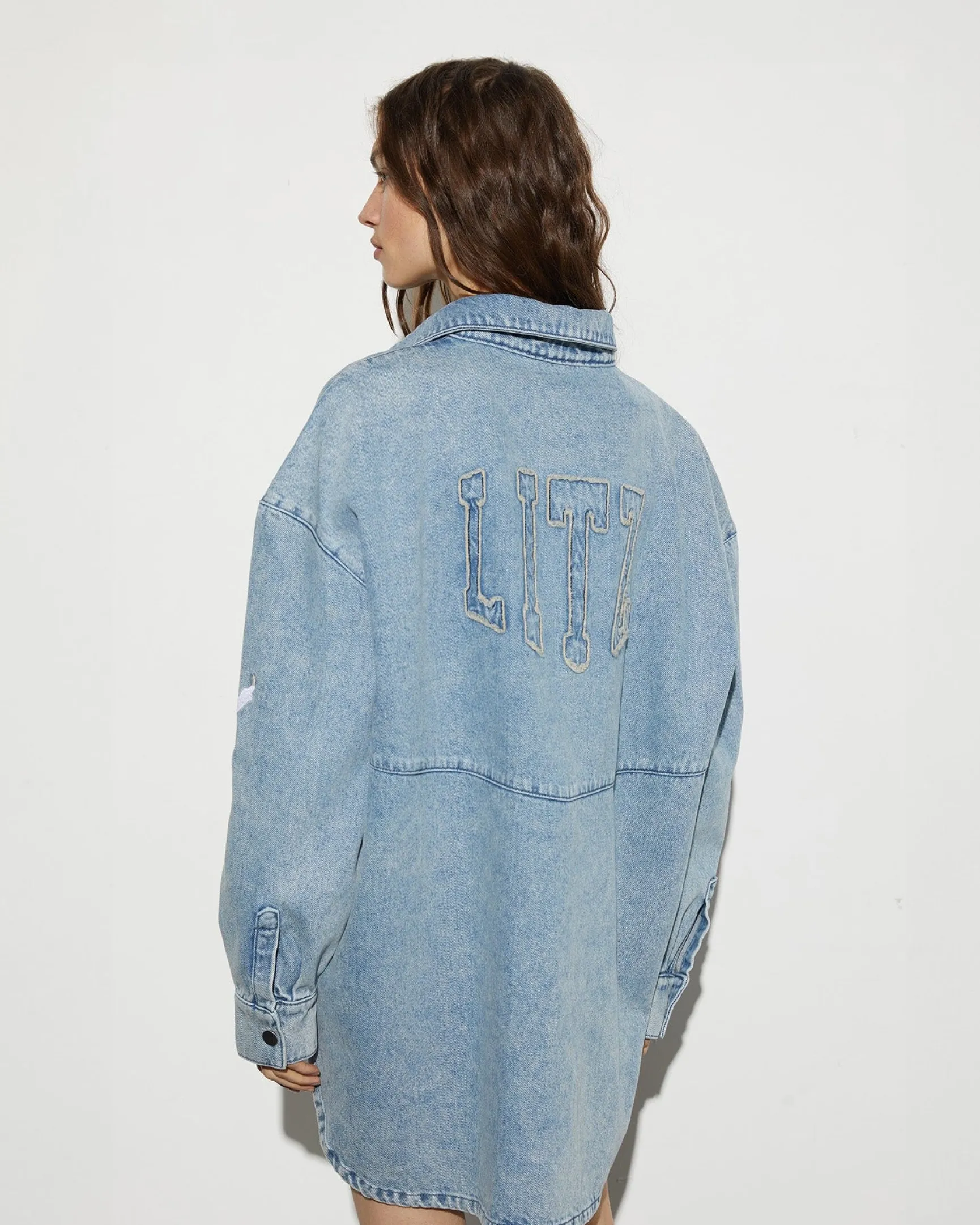 Luka Denim Blouse | Denim Blue