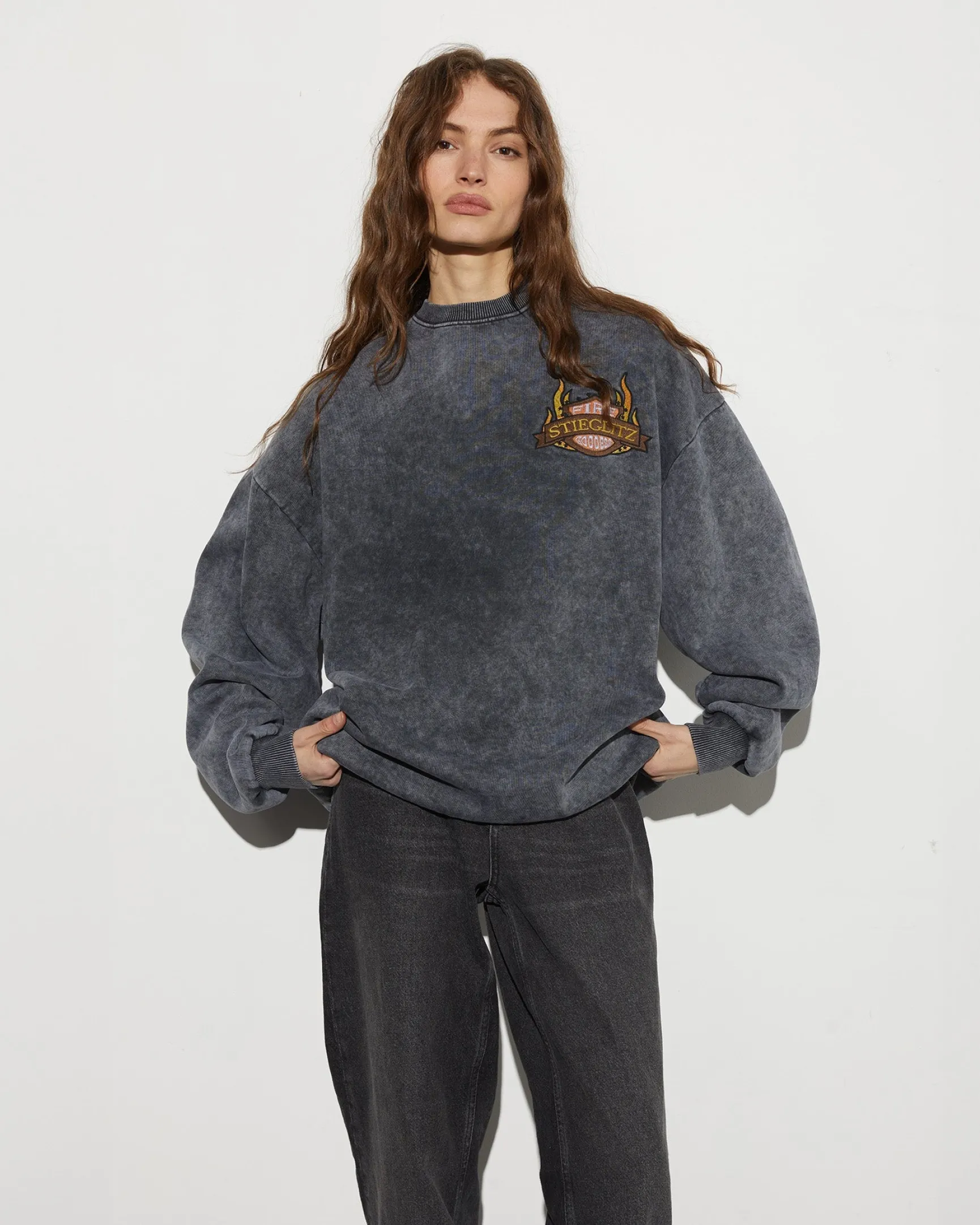 Nina Sweater | Washed Grey