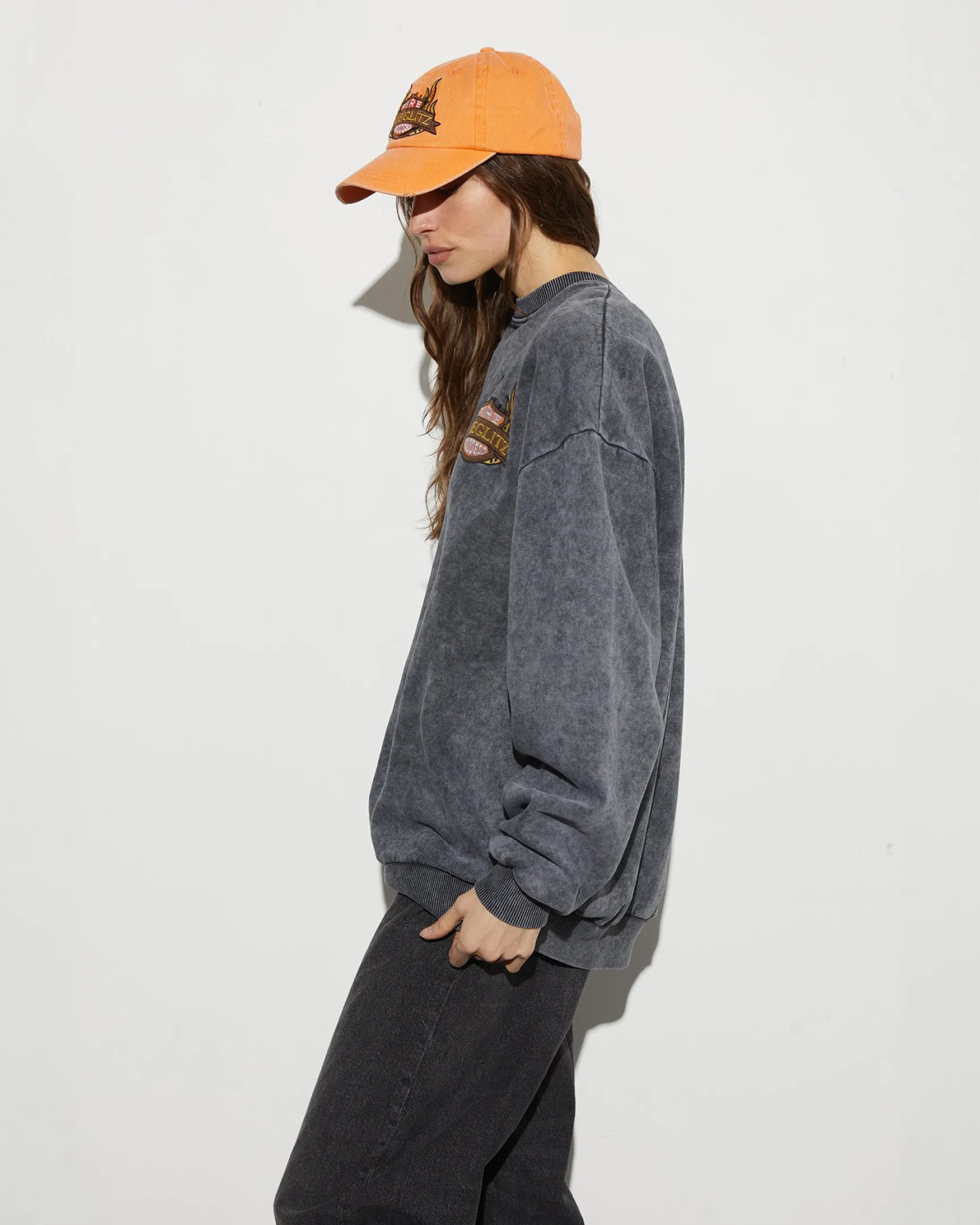 Nina Sweater | Washed Grey