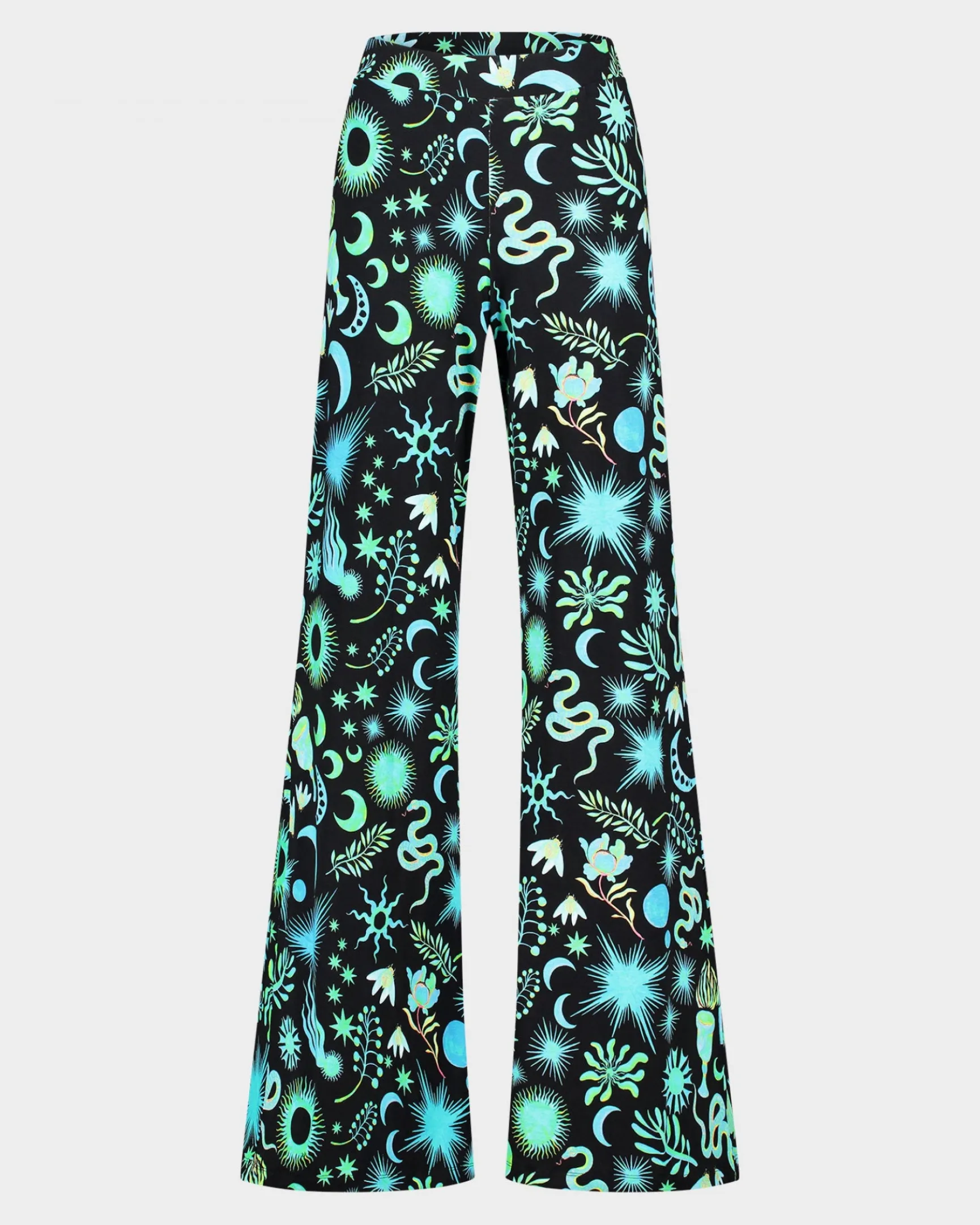 Rosa Stars Palazzos | Black