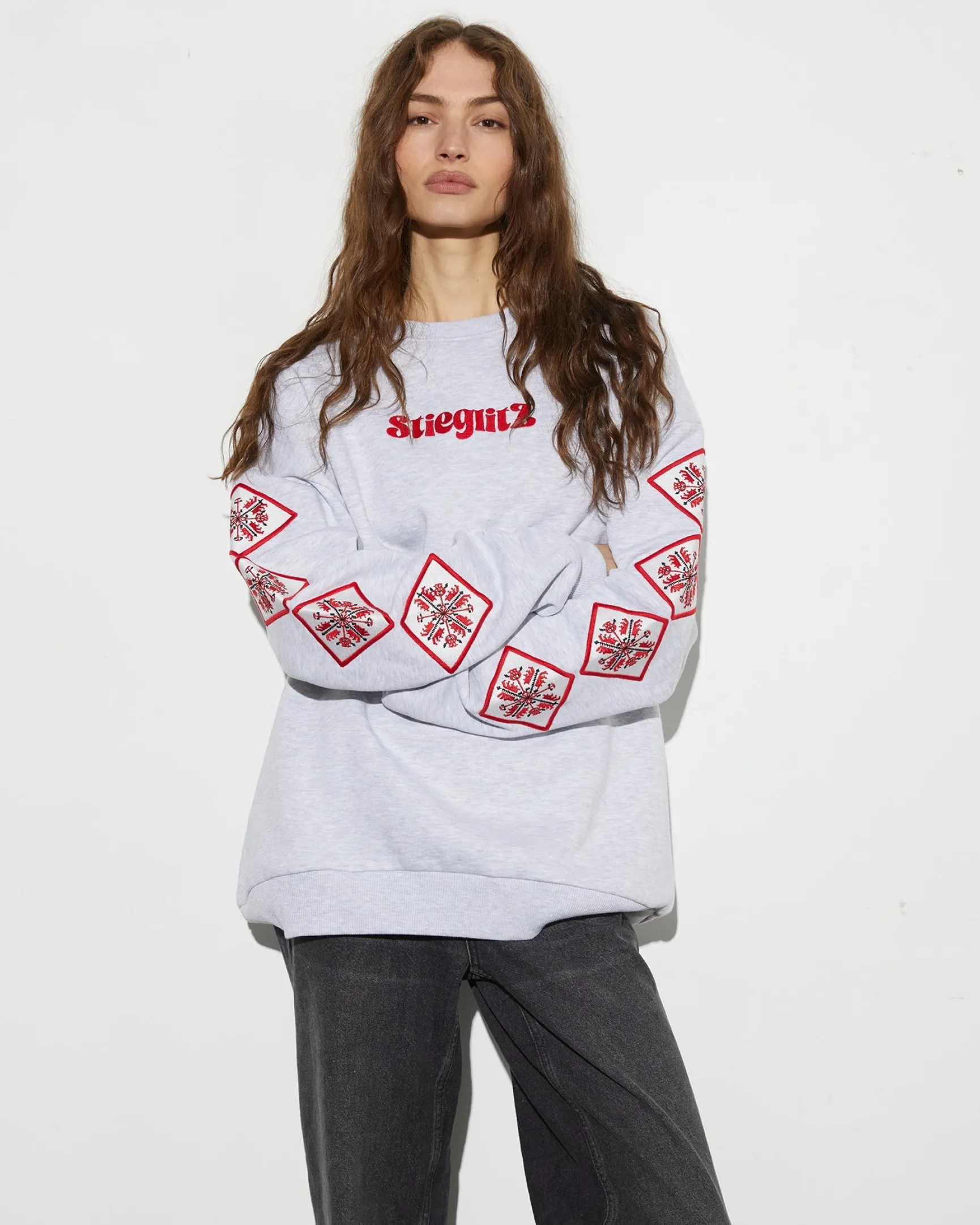 Silvi Sweater | Melange Grey