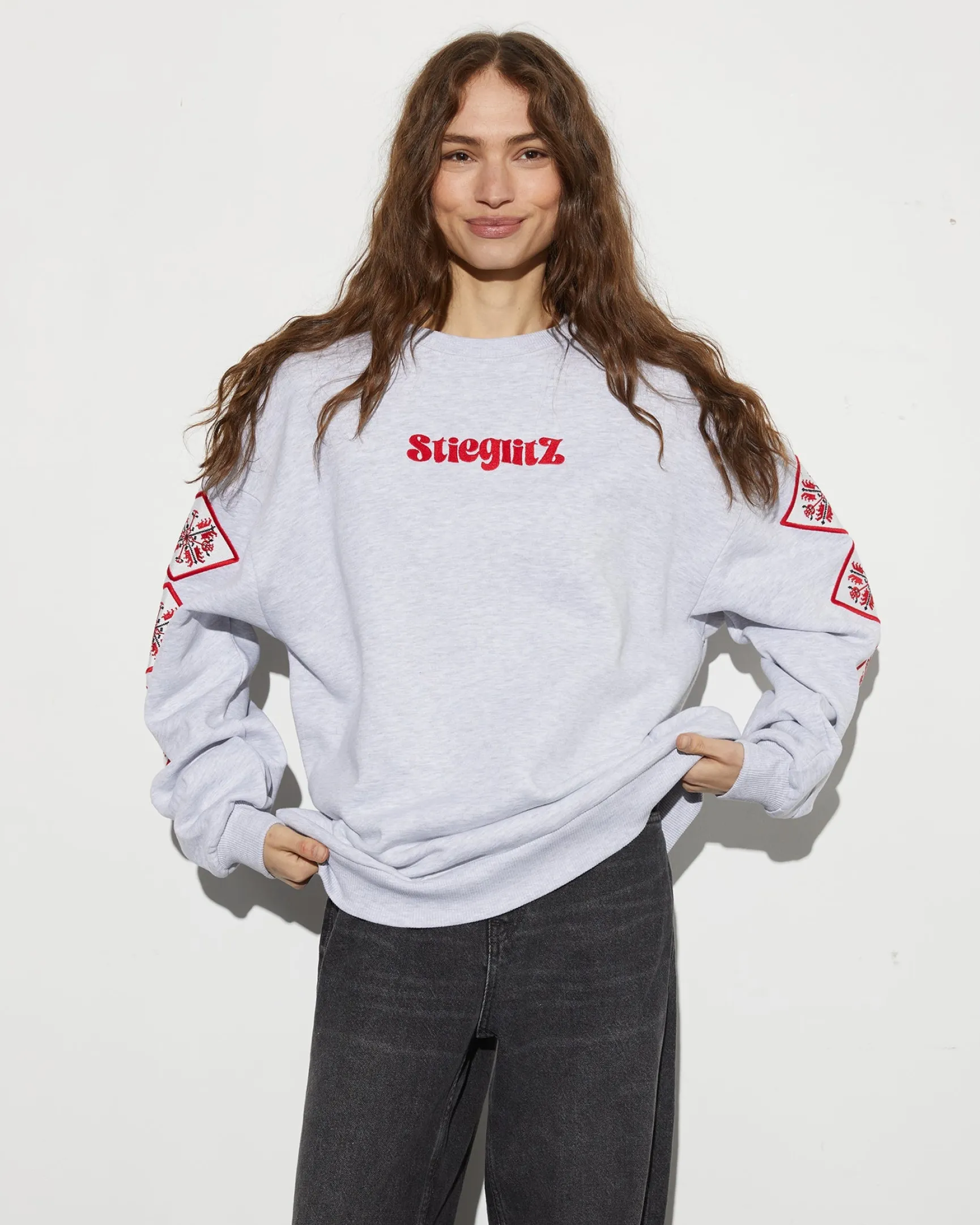 Silvi Sweater | Melange Grey