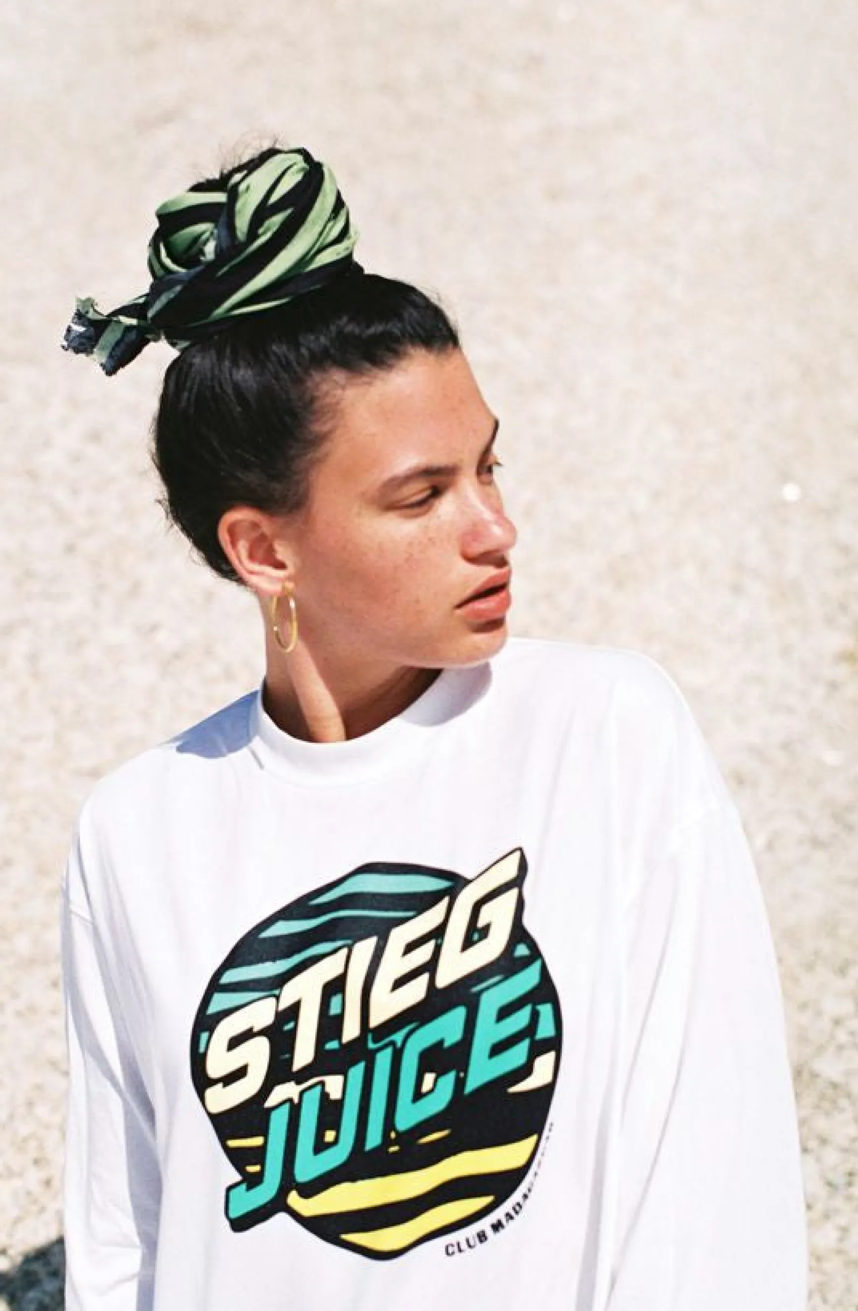 Stieg Juice Skate Longsleeve | White