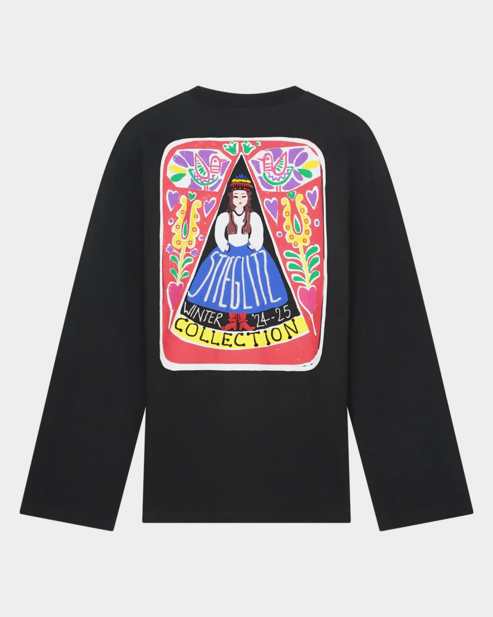 Suzana Wide Skate Longsleeve | Black