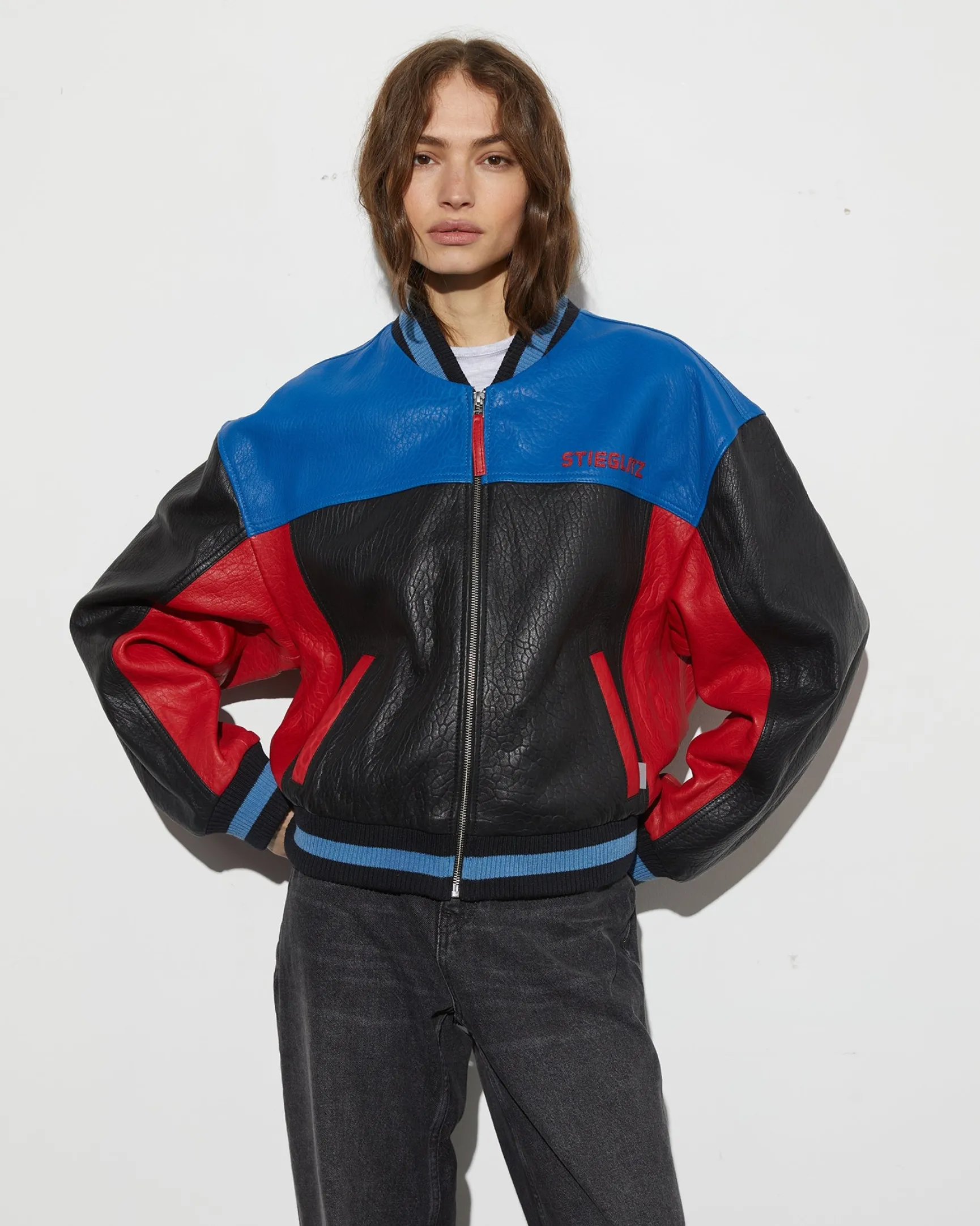 Tomaz Leather Jacket | Black